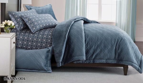 Blue Tinted Quilt Set
