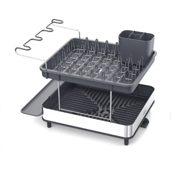 Excel™ Steel 2-Tier Stainless-Steel Dish Rack