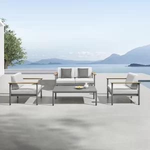 Nola Outdoor Two Seater Set