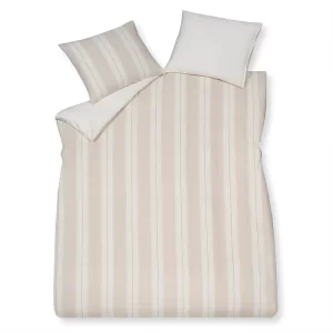 Vandyck Pure Linen/Cotton Natural Stripes Set