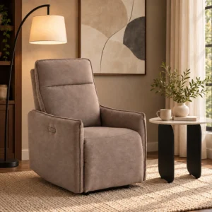 MODERN RECLINER TAUPE