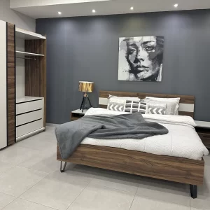 Zoe Bedroom Walnut - King