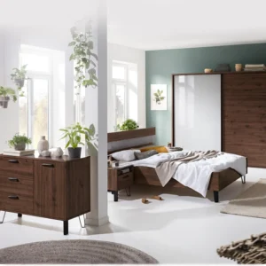 Zoe Bedroom Walnut - King