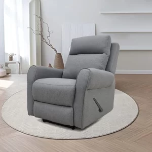 Manual Recliner Chair Grey