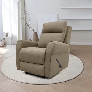Manual Recliner Chair Taupe