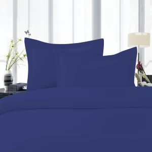 SATIN Bed Set- Navy