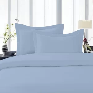 SATIN Bed Set- Blue