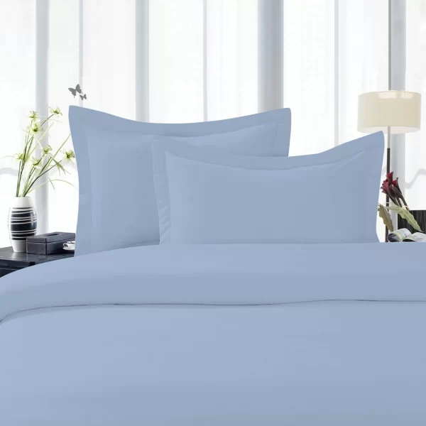 SATIN Bed Set- Blue