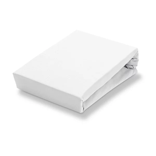 JERSEY Supreme Fitted Sheet - White