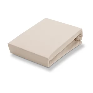 JERSEY Supreme Fitted Sheet - Stone