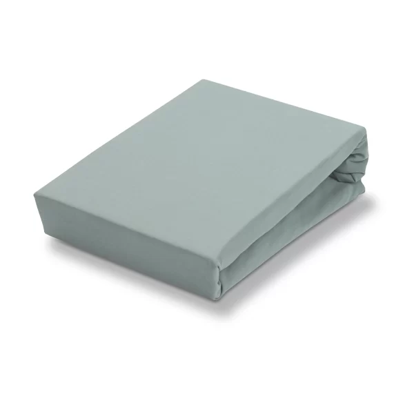 JERSEY Supreme Fitted Sheet - Celadon Green