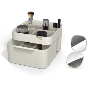 Make Me Up Compact Mirror & Makeup Organizer Set