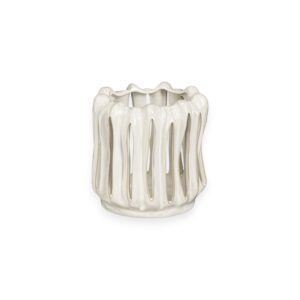 CERAMIC LANTERN WHITE