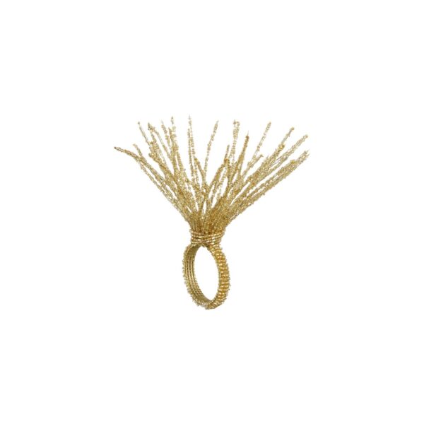 NAPKIN RING TASSEL GOLD