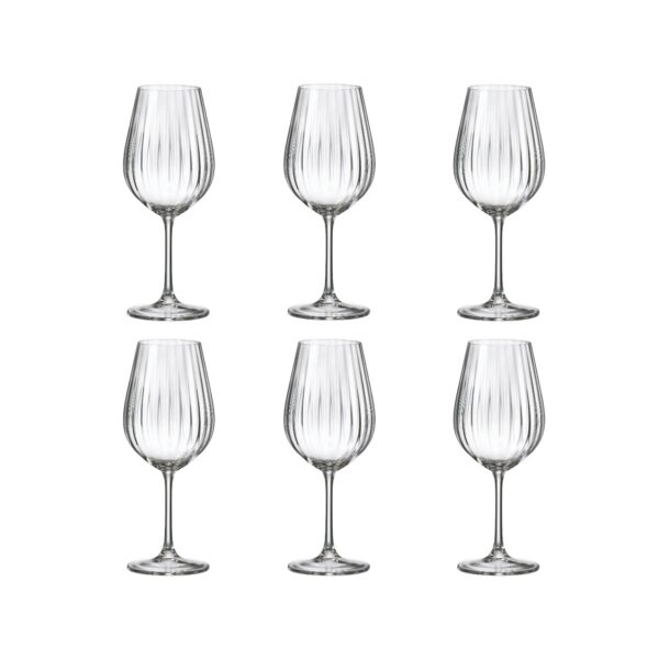 SARAH WATERFALL Crystal Water Glasses