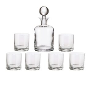 S7 BOHEMIA WHISKY BOTTLE 800 ML TUMBLER 410 ML X 6