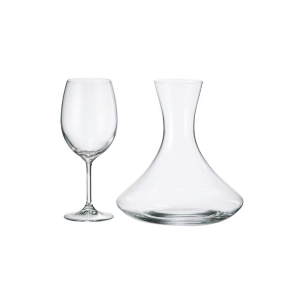 S7 FORUM WINE DECANTER 1500 ML WINE GLASS 590 ML X 6
