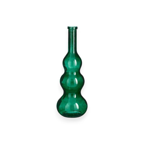 VASE BENITO GREEN GLASS