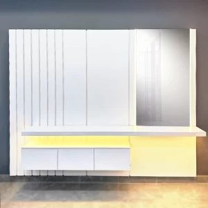 Vanity Crystal Wall unit with Mirror and drawers