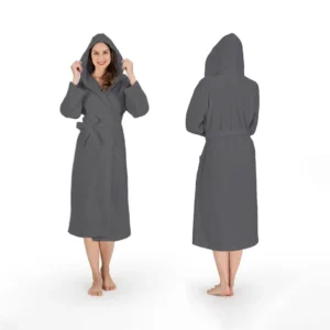 Hotel Line Bathrobe Grey