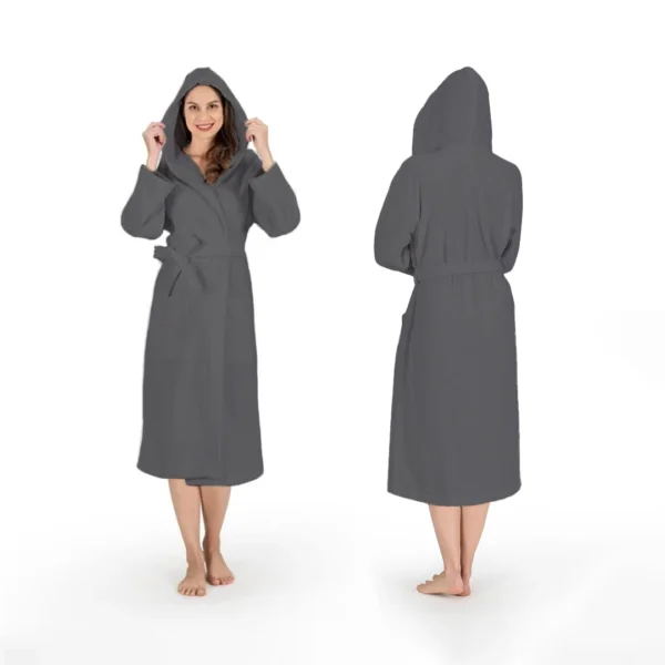 Hotel Line Bathrobe Grey