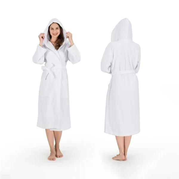 Hotel Line Bathrobe White