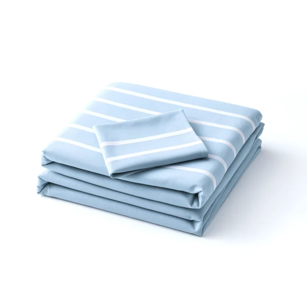 Summer Stripe BedSet  Blue