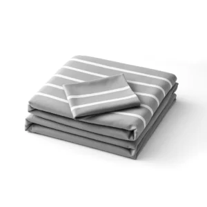 Summer Stripe BedSet  Grey