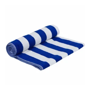 Beach Stripe Towel Navy