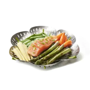 Bloom style steamer basket