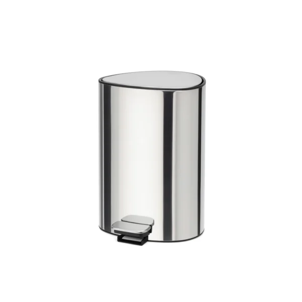 Luxe 5l pedal bin s/s
