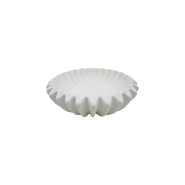 BOWL WAVY WHITE