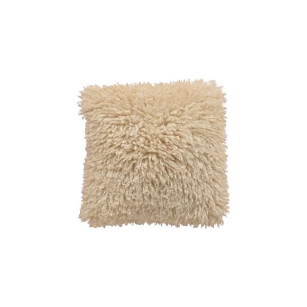 CUSHION OCTAVE FAUX FUR BEIGE