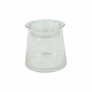 DECO GLASS WITH BOWL LID HANNY