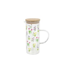 JUG BAMBOO  1 L FLORAL PRINT