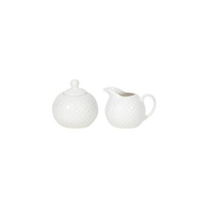 MILK JUG WITH SUGAR BOWL DIAMOND