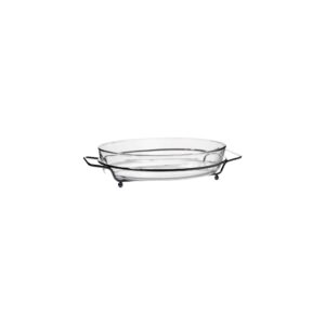 ROASTER WITH INOX SUPPORT OVAL