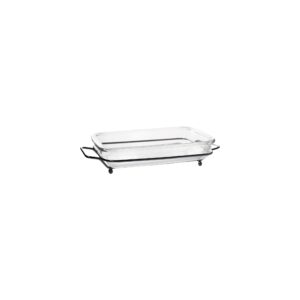 ROASTER WITH INOX SUPPORT RECTANGULAR