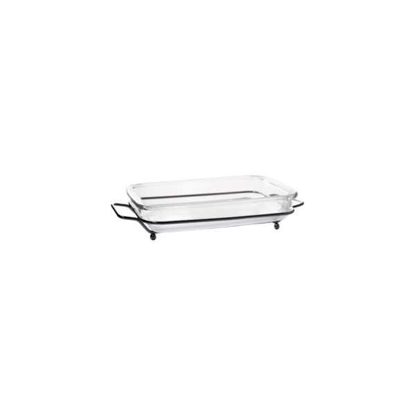 ROASTER WITH INOX SUPPORT RECTANGULAR