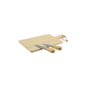 S3 CHEESE BOARD AND 2 KNIVES