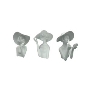 S3 LADY'S FACE COCO WHITE RESIN