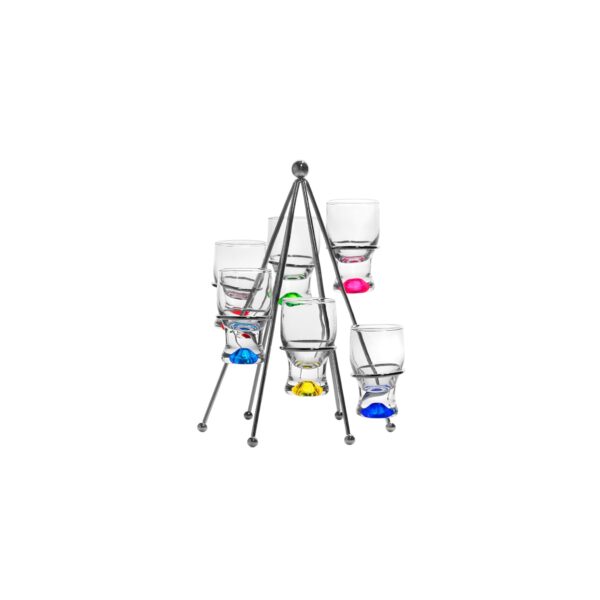 S7 SHOT GLASS WITH STAND PYRAMID