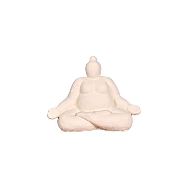 SCULPTURE WOMAN MEDITATION