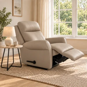 Manual Recliner Chair Greige