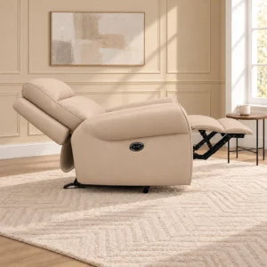 POWER Recliner Chair Beige