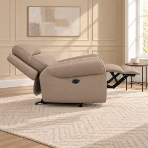 POWER Recliner Chair Greige