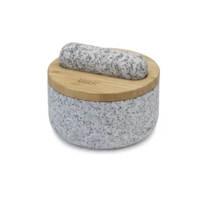 Dash pestle & Mortar w/bamboo lid