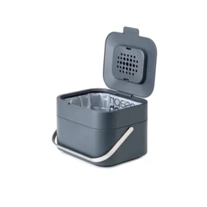 Stack Grey Food Waste Caddy