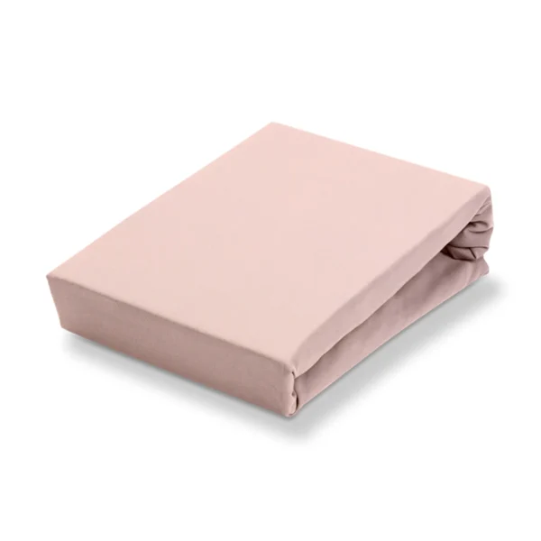 JERSEY SUPREME Fitted Sheet - Sepia Pink