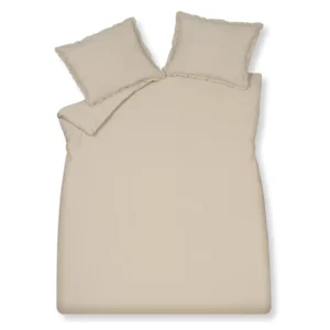 PURE 83 Percale Ruffle Cover Set - Linen